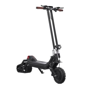 Cheap Chinese <b>Three</b>-in-one Sled+Track+Off-road Wheels Motorized extreme Adults Kick Skis Snow Scooters EU Warehouse - Product Image 2
