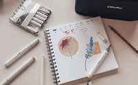 Marqueurs à alcool Ohuhu 72 couleurs Ensemble d'encre rechargeable pour artistes adultes Illustration à colorier