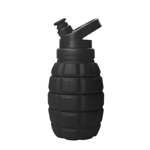 ขวดน้ำซิลิโคนแบบพับได้สำหรับออกกำลังกาย - พกพาสะดวก ปลอดสาร BPA เหมาะสำหรับกิจกรรมกลางแจ้ง - Product Image 5