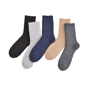 SHANXIN Solid Color Thick Winter Men <strong>Socks</strong> Quality High <strong>Wool</strong> - Product Image 4