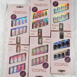 <span class=keywords><strong>Faux</strong></span> Ongles en Gros à Presser, Boîte Cadeau Personnalisée, Motif Cercueil, <span class=keywords><strong>Faux</strong></span> Ongles Artificiels à Coller - Product Image 2