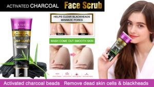 Roushun Vitamin C Face Scrub <strong>Black</strong> <strong>Head</strong> <strong>Remover</strong> and Cleaning Skin Pore Effect Skin Moisturizing - Product Image 5