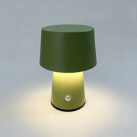 Lampe de table LED mini moderne sans fil rechargeable à intensité variable tactile pour la décoration de restaurants, bars, hôtels, cafés et bistrots