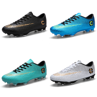 Chaussures de football, baskets de football pour l'entraînement des jeunes, chaussures de football à crampons, chaussures de football respirantes et antidérapantes