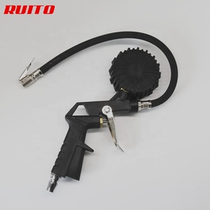 เครื่องวัดลมยางอัตโนมัติแบบพกพา,ปืนเติมลมยางพร้อมเกจท่อและข้อต่อสวมเร็วเครื่องมือรถยนต์และยานพาหนะ - Product Image 4