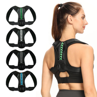 Correcteur de posture avec soutien dorsal en néoprène et sangles auto-agrippantes