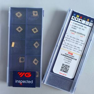 Insertos Cuadrados para Herramientas de Torneado Externo CCMT060208-UG YG801 YG-1s de Carburo de Tungsteno de Alta Calidad con Recubrimiento PVD CVD para Tornos CNC OEM - Product Image 6