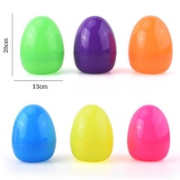Vente en gros pas cher Oeuf de Pâques grande taille DIY jouets en plastique personnalisé coquille d'oeuf peinte