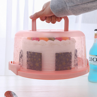 Boîte alimentaire transparente en plastique recyclé écologique à clipser portable pour hamburger salade sushi