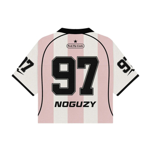 Tùy Chỉnh Bóng Bầu Dục Jersey Lưới Polyester Retro Polo Bóng Đá Áo Sơ Mi Thời Trang Dạo Phố Mỹ Retro Bóng Đá Jersey - Product Image 2