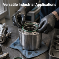 Joint torique HNBR personnalisé en usine, joint hydraulique résistant à l'huile, joint torique en caoutchouc haute température, joint d'étanchéité HNBR OEM ODM