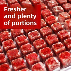 Sấm rồng 500g thức ăn vật nuôi-Giun Đỏ đông lạnh và thức ăn cho cá bao gồm cả giun máu tuyến trùng đỏ tôm nước muối luohan thức ăn cho cá - Product Image 1