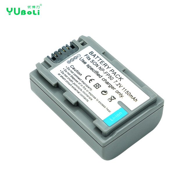 Affordable 1150mAh Camera Battery NP-FP50 for Sony DSLR-A Series/DCR-HC Series/SONY DCR-DVD Series