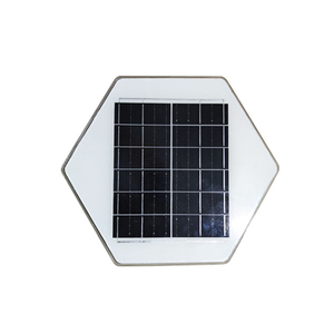 ไฟถนนพลังงานแสงอาทิตย์ ขนาด 31 นิ้ว ตัวเรือนพลาสติก SMD 2835 LED รีโมทคอนโทรล 6000K แสงเดย์ไลท์ แผงโมโนซิลิคอน CRI 80 DC 6V IP65 ติดผนัง - Product Image 1
