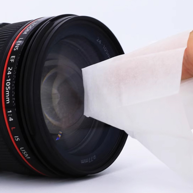 Eco-Friendly Individual Wrapped Anti-Fog Non-Woven Nano-Hydrophobic Lens Cleaning Wipes Wet Eyeglass Mobile Phone Screen Cleaner