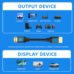 Cable <span class=keywords><strong>HDMI</strong></span> <span class=keywords><strong>2.1</strong></span> Blindado de 8K de Precio de Fábrica Sipu - Conexión Plug-and-Play para Televisor Inteligente, Computadora, Proyector y Decodificador - Product Image 3