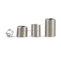 Stainless Steel Metric Coarse Fully Threaded Left Hand Recoil Inserts Reverse Threads Wire Thread Inserts for Thread Repair (DIN