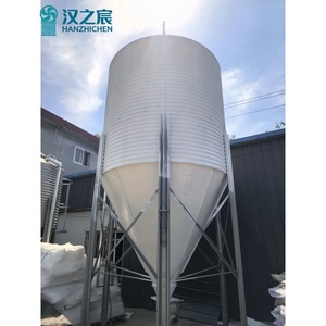 Silo à grains durable galvanisé à chaud, résistant à la corrosion, pour l'élevage de volailles, de porcs, de bovins et d'autres animaux d'élevage - Product Image 1