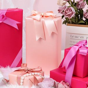 Yarcony Shimmer Baby Pink Wrapping <b>Paper</b> 17 Inches X 33 Feet Solid Color Pearly Lustre Gift Wrap Birthday - Product Image 5