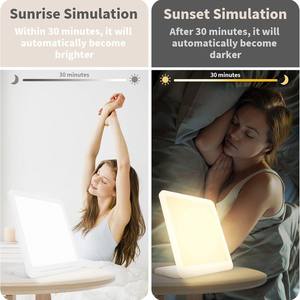 Boîte de commutation à bouton 10000 <span class=keywords><strong>Lux</strong></span> Portable lumière du jour <span class=keywords><strong>lampe</strong></span> à LED <span class=keywords><strong>lampe</strong></span> de <span class=keywords><strong>luminothérapie</strong></span> pour usage de bureau traitement de la dépression affective saisonnière - Product Image 2