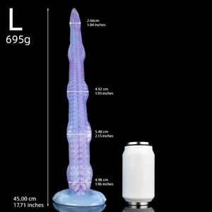 Juguete sexual anal largo, consolador monstruoso de silicona con tentáculos, tapón anal con ventosa, masajeador de próstata suave, juguetes sexuales para adultos - Product Image 2