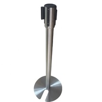 Support de gestion de ceinture rétractable en acier inoxydable en forme de U pour le contrôle du trafic