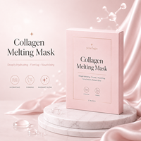 Marque privée Vente chaude Cosmétique coréen Anti-âge Supprimer les ridules Visage et Yeux Patchs de fusion de collagène
