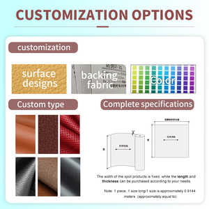 Cuir <span class=keywords><strong>synthétique</strong></span> en microfibre Ripstop écologique pour le volley-ball, le football, tissu en similicuir Rexine gaufré durable pour ballon - Product Image 4