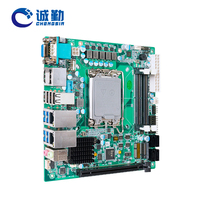 Nuevo precio de fábrica LGA1700 B660 H670 placa base de escritorio 2 * DDR5 64GB 13 * USB 6 * COM 4 * SATA Industrial ITX Mini Pc placa base