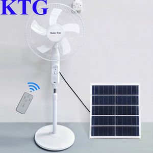 Ventilador Solar de 16 Pulgadas <span class=keywords><strong>y</strong></span> 12V CC, Ventilador Recargable de CA/CC con Energía Solar, Precio Económico, Ventilador Solar de Pie con Panel <span class=keywords><strong>y</strong></span> Luz LED - Product Image 3