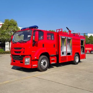 Camion de pompiers Isuzu Giga 4x2 6 roues avec réservoir d'eau de 8000 L, nouveau camion de sauvetage et de lutte contre les incendies diesel - Product Image 3