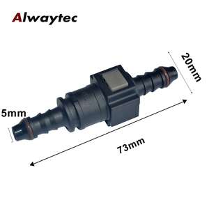 메탄올 호스 커넥터 7.89mm 스틸 5/16 In. 나일론 튜브 연료 라인 빠른 분리 커넥터 - Product Image 5