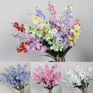 Jasmin Artificiel Pleurant, Branche Unique en Soie à Longue Tige, Décorations pour Mariage et Maison - Product Image 4