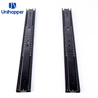 Rail de tiroir d'armoire de cuisine Unihopper en acier inoxydable glissière de tiroir à roulement à billes à 3 extensions complètes