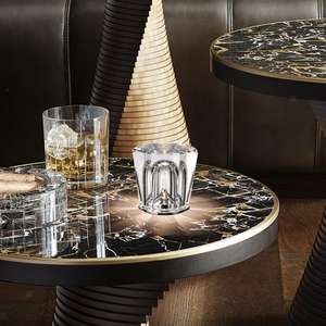 مصباح طاولة كريستال لاسلكي قابل لإعادة الشحن لمطعم بار الفندق ديكور جو عاكس إضاءة ليلية LED لأجواء - Product Image 5