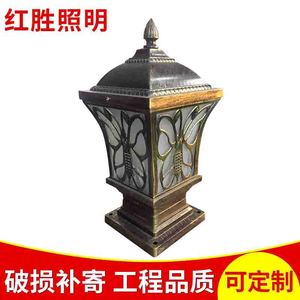 โคมไฟติดผนังภายนอกแบบกึ่งฝัง รุ่น Pillar Light Bronze Led E27 สำหรับสวน - Product Image 5