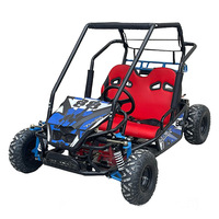 Kart Todoterreno de Montaña Doble para Padres e Hijos, Motor de Gasolina de 125cc con Enfriamiento por Aire, Vehículo de Playa de Cuatro Ruedas