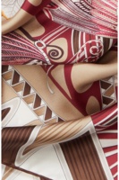 Écharpe en soie de luxe à imprimé plumes de papillon, châle en soie color block, écharpes personnalisées pour cadeaux d'entreprise avec boîte cadeau
