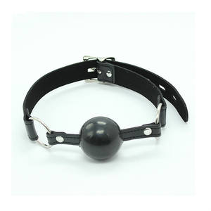 <span class=keywords><strong>BDSM</strong></span> Adulte <span class=keywords><strong>Erotica</strong></span> Boules De Dilatation Orale Bouche Gag Réglable Sangles En Cuir Bondage Sex Toys - Product Image 1