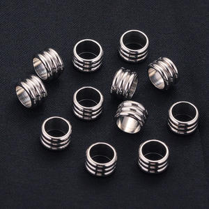 <span class=keywords><strong>Perles</strong></span> en acier inoxydable, <span class=keywords><strong>perles</strong></span> pour cordon de parachute, métalliques à rainures, <span class=keywords><strong>perles</strong></span> pour cordon,couteaux, pendentifs - Product Image 5