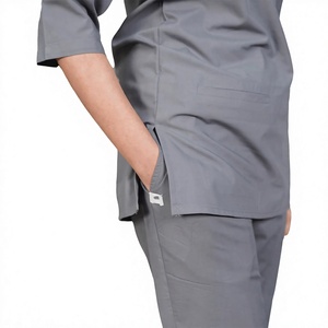 Tenue Médicale Professionnelle Femme – Blouse et Pantalon Extensibles pour Hôpital, Médecin, Infirmière – Fabricant OEM, Vente en Gros - Product Image 2