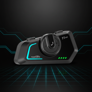 Walkie Talkie para Casco Deportivo Doble <span class=keywords><strong>Fodsports</strong></span> T1 PRO con Alcance de 2 km, Intercomunicador para 6 Personas, Accesorios para Motocicleta ABS, Auriculares Incluidos - Product Image 5