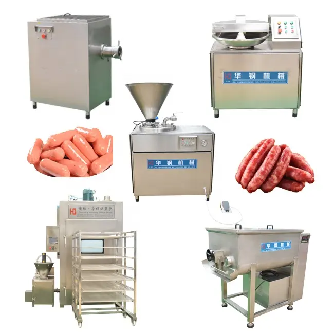 High output sausage making machine pork meat sausage maker filling machine line