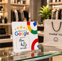 Carte NFC Google Review en gros : Plaque intelligente sans contact pour avis clients – Idéale pour restaurants, hôtels, salons