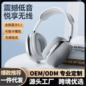 หูฟังไร้สายแบบครอบหู เสียงคุณภาพสูง Hi-Fi สำหรับเล่นเกม ชาร์จด้วย Type-C บลูทูธ 5.3 ควบคุมด้วยระบบสัมผัส - Product Image 5
