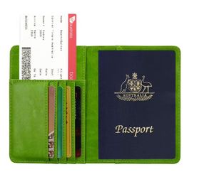 Porta Pasaportes de PU con Bloqueo RFID de Fábrica, Cartera de Viaje con Logotipo Personalizado, Bajo MOQ - Product Image 3
