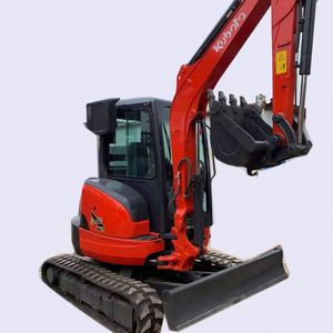 Mini-excavatrice U35 3.5T modèle 2023, marque japonaise, moteur YUKEN, roulement de cylindre, engrenage, faible nombre d'heures (300 heures), en stock - Product Image 1