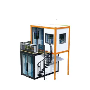 China manufacturer prefabricated steel structure building flat pack container house luxury
