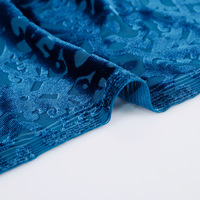 Vente chaude de velours de soie, fabricants de tissus en velours de soie de mûrier imprimé et teint, Corée, Italie, tissu en velours doux brûlé