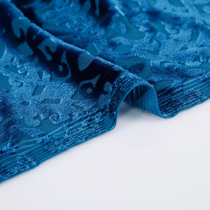 गर्म बिक्री रेशम मखमल, प्रिंट रंगे शहतूत रेशम मखमल कपड़े निर्माताओं कोरिया इतालवी बाहर जला नरम Velor कपड़े/ - Product Image 4